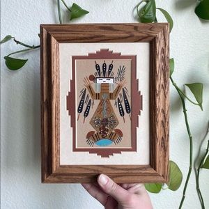 Authentic Navajo Healing Sand Painting *PRICE FIRM